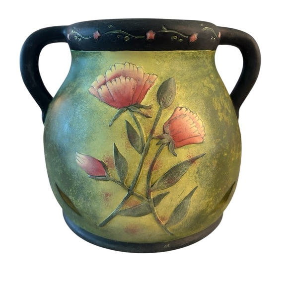 Lang Candles Melting Bean Pot Candle Warmer - "Romance 'n Blooms” - Never Used! - Picture 8 of 15